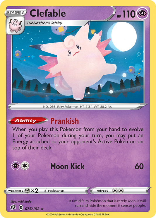 Clefable - 75/192 Rebel Clash