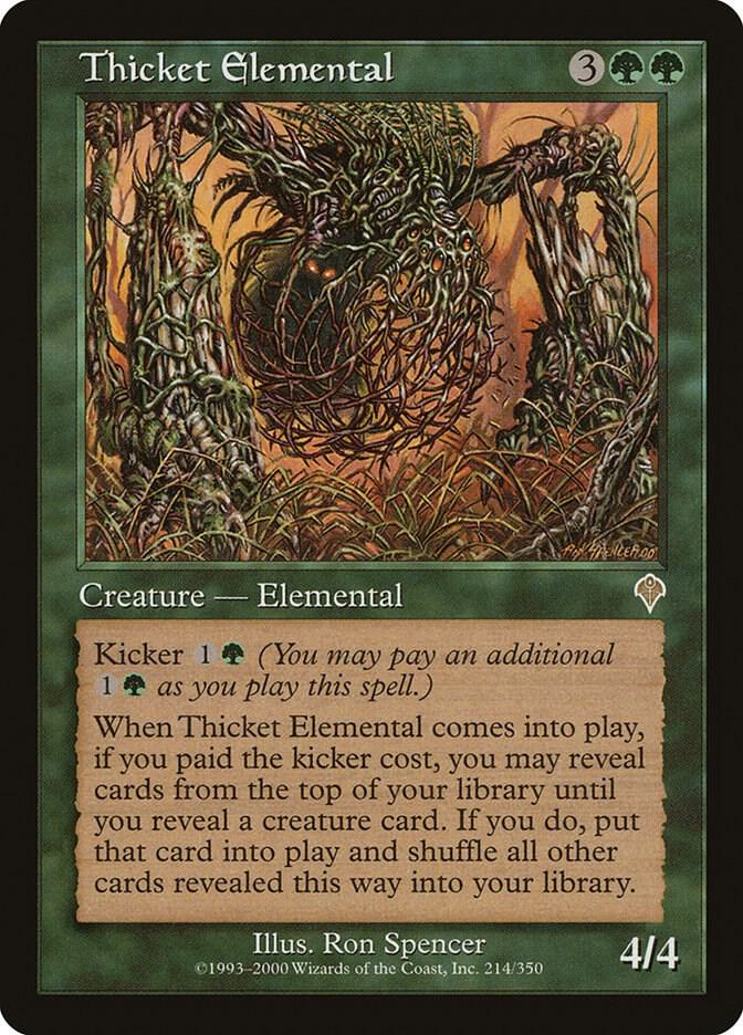 Thicket Elemental [Invasion] 214