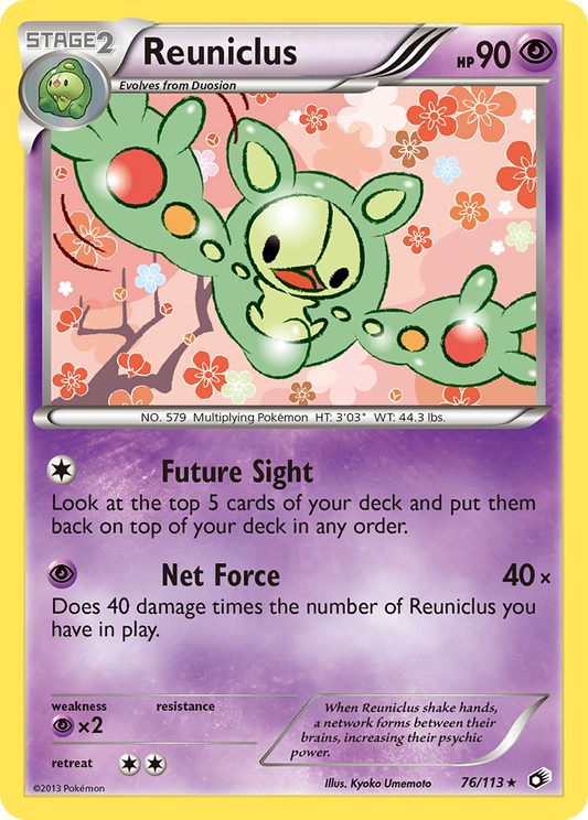 Reuniclus - 76/113 Legendary Treasures