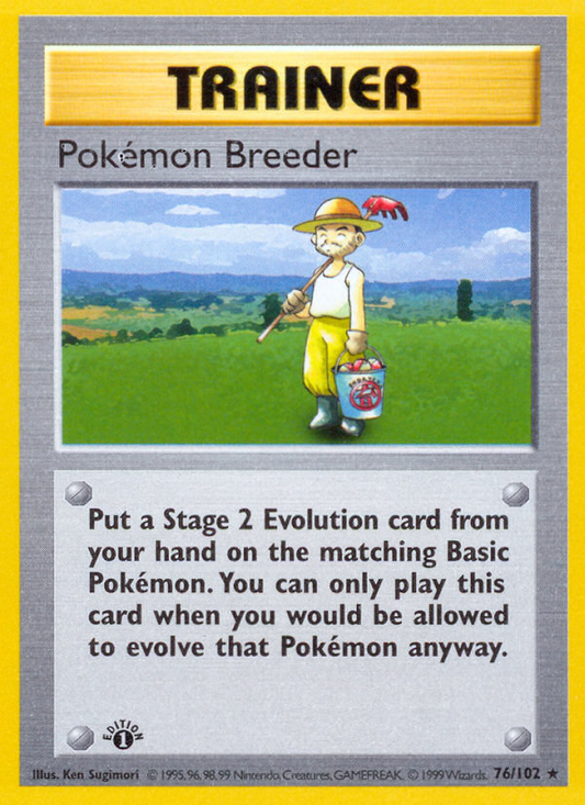 Pokémon Breeder - 76/102 Base