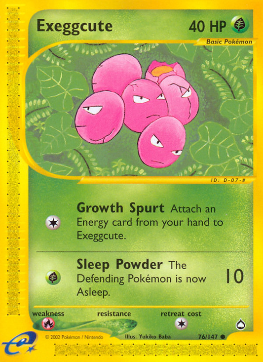 Exeggcute - 76/147 Aquapolis