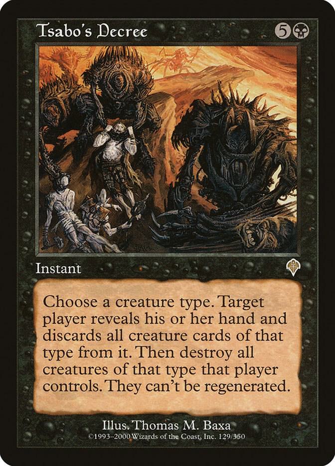 Tsabo's Decree [Invasion] 129