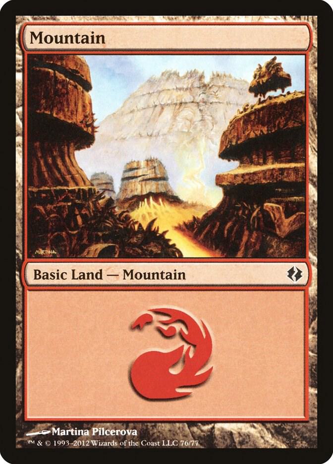 Mountain (76) [Duel Decks: Venser vs. Koth] 76