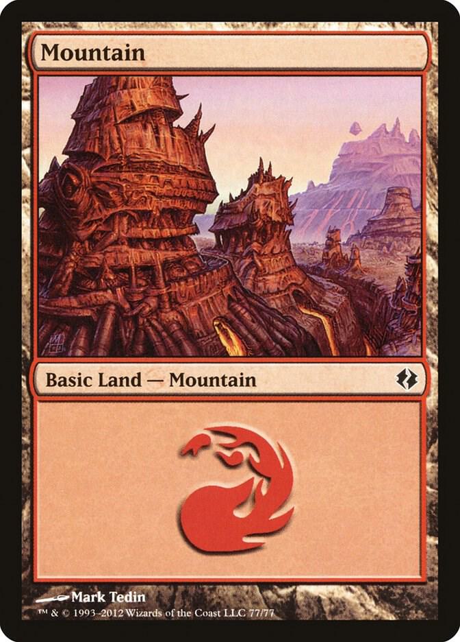 Mountain (77) [Duel Decks: Venser vs. Koth] 77