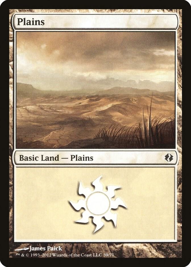 Plains (39) [Duel Decks: Venser vs. Koth] 39