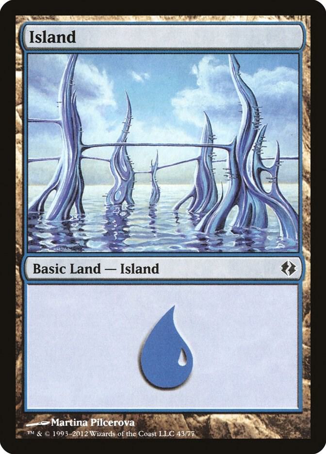 Island (43) [Duel Decks: Venser vs. Koth] 43