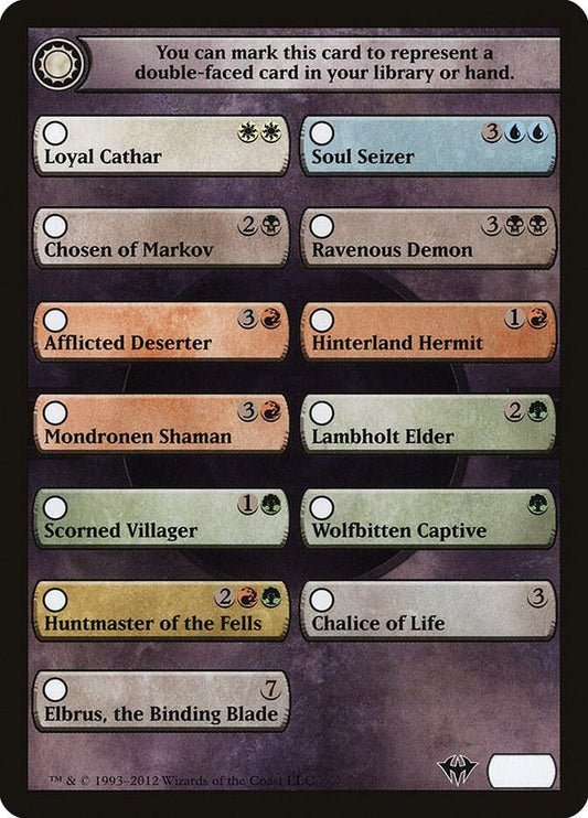 Checklist Card - Dark Ascension [Dark Ascension]