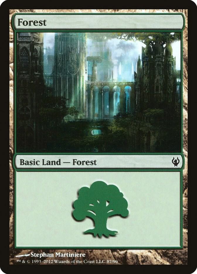 Forest (87) [Duel Decks: Izzet vs. Golgari] 87