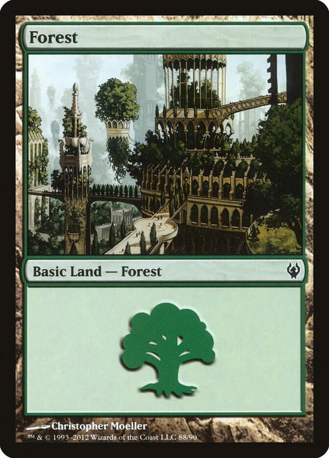 Forest (88) [Duel Decks: Izzet vs. Golgari] 88
