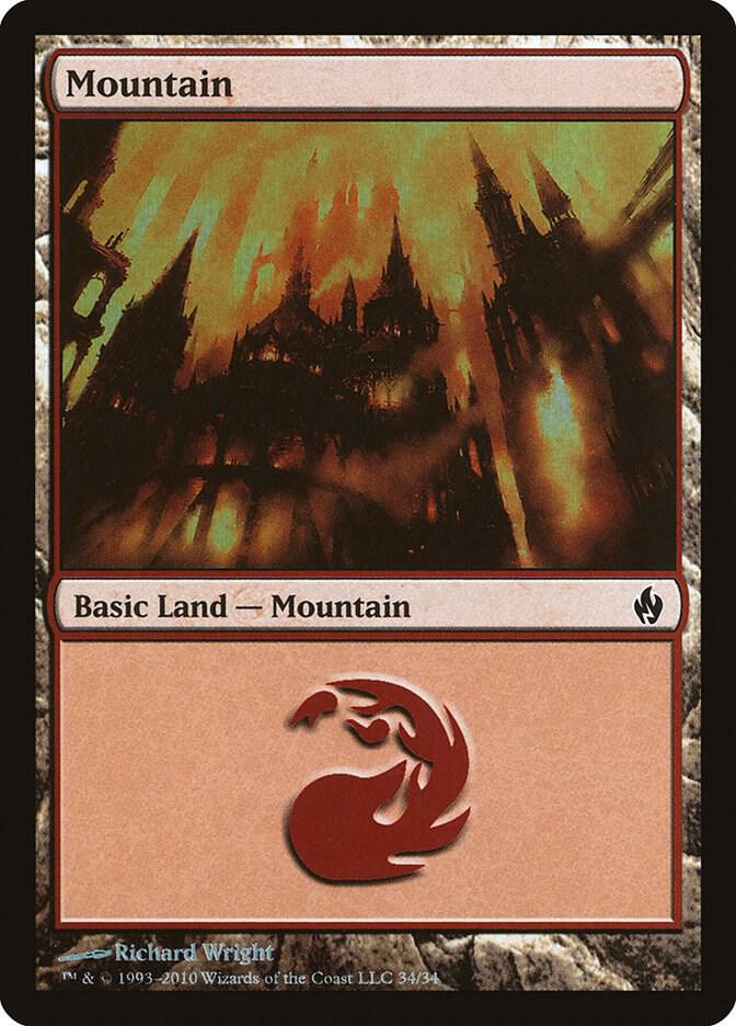 Mountain (34) [Premium Deck Series: Fire and Lightning] 34