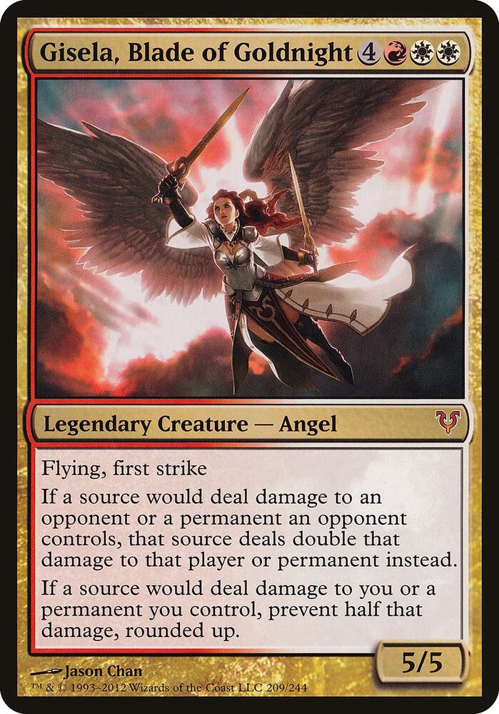 Gisela, Blade of Goldnight (Avacyn Restored) [Oversize Cards] 209