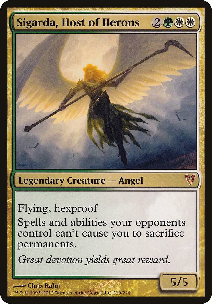 Sigarda, Host of Herons (Avacyn Restored) [Oversize Cards] 210