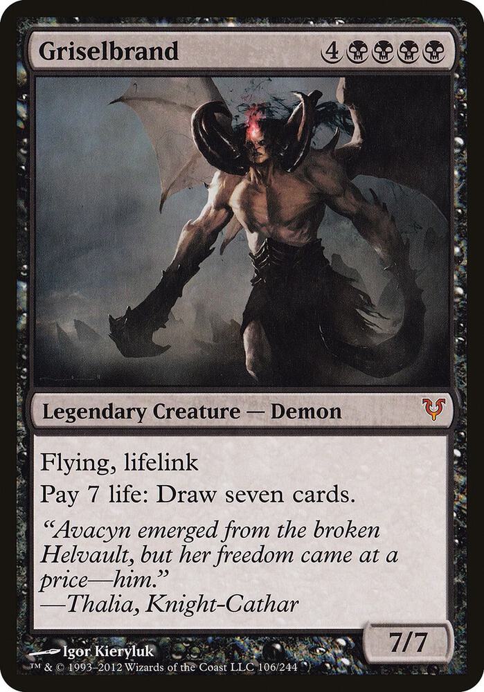 Griselbrand (Avacyn Restored) [Oversize Cards] 106