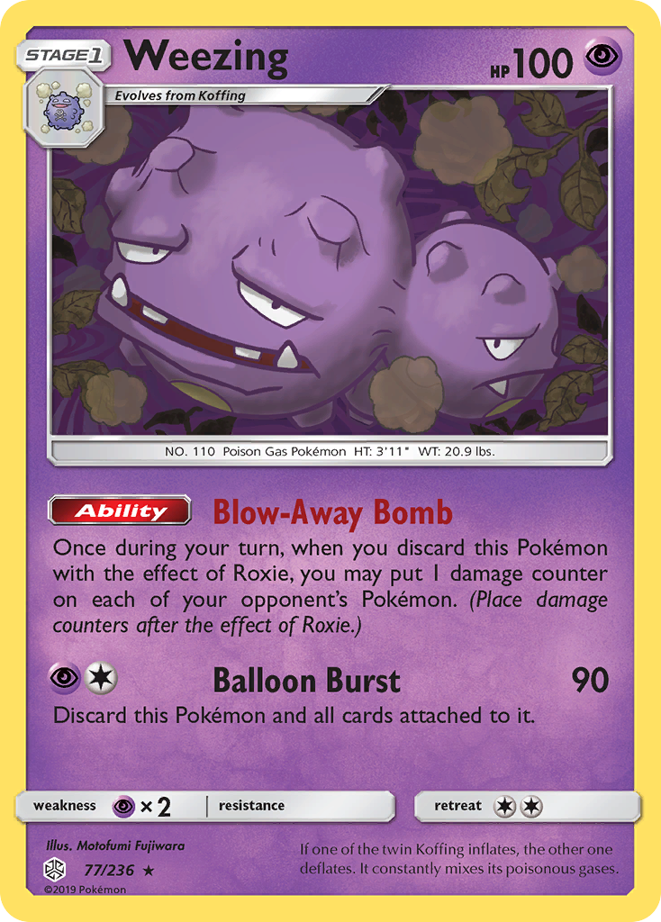 Weezing - 77/236 Cosmic Eclipse