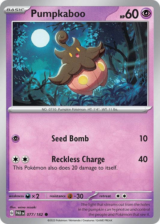 Pumpkaboo - 77/182 Paradox Rift