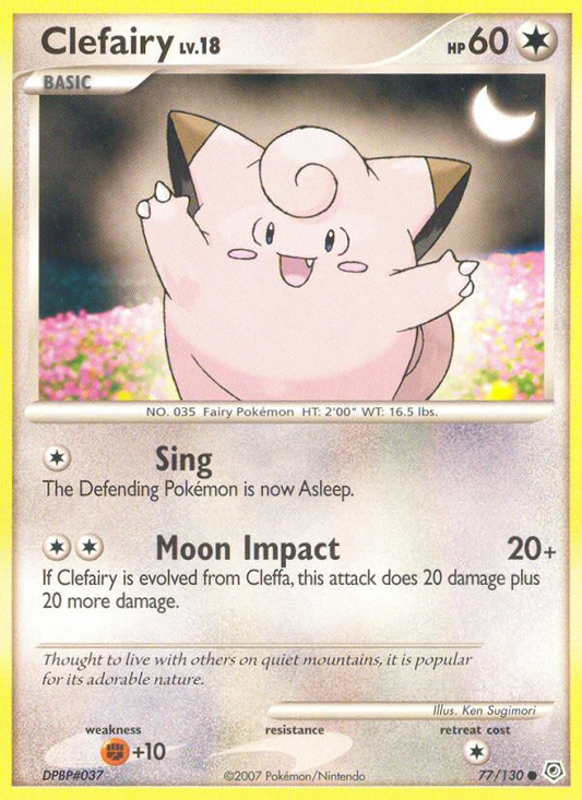 Clefairy - 77/130 Diamond & Pearl