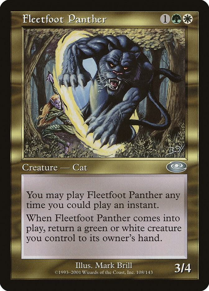 Fleetfoot Panther [Planeshift] 108