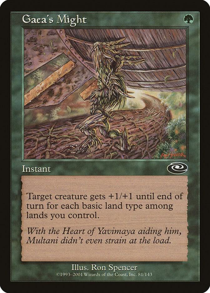 Gaea's Might [Planeshift] 81