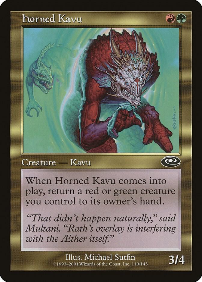 Horned Kavu [Planeshift] 110