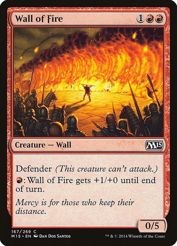 Wall of Fire [Magic 2015 (M15)] 167