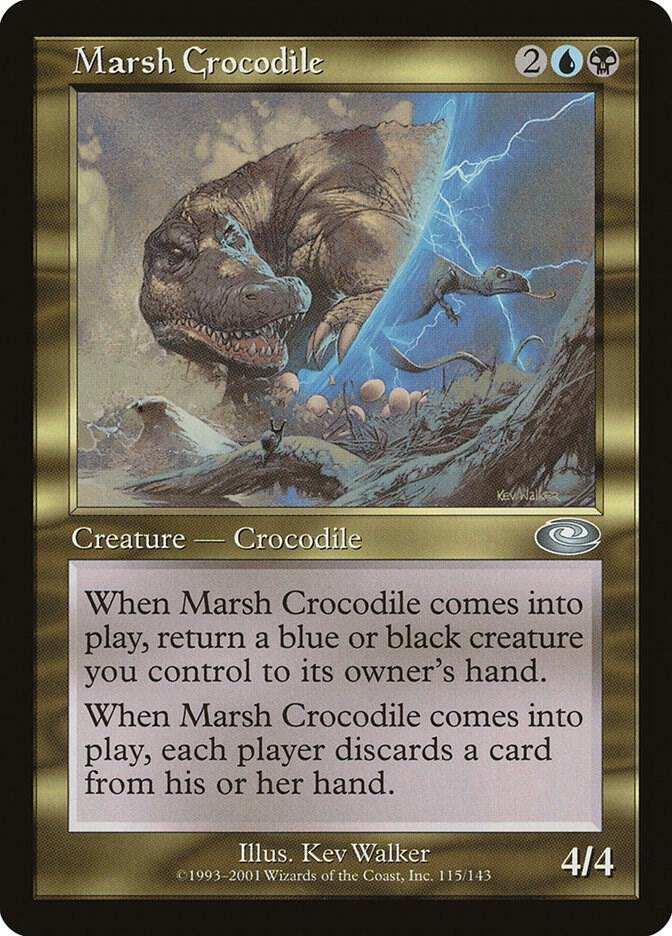 Marsh Crocodile [Planeshift] 115