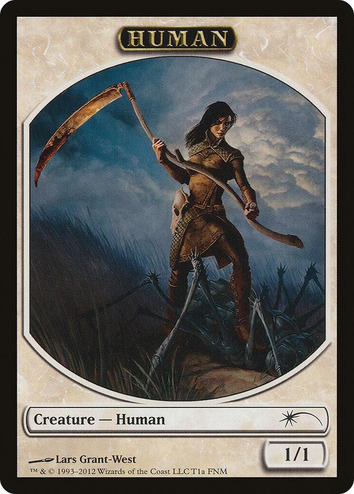 Human // Wolf Double-Sided Token [FNM Promos] 1a // 1b