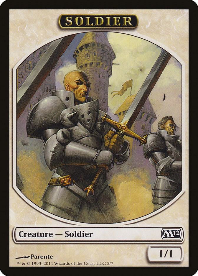 Soldier Token [Magic 2012 (M12)] 2