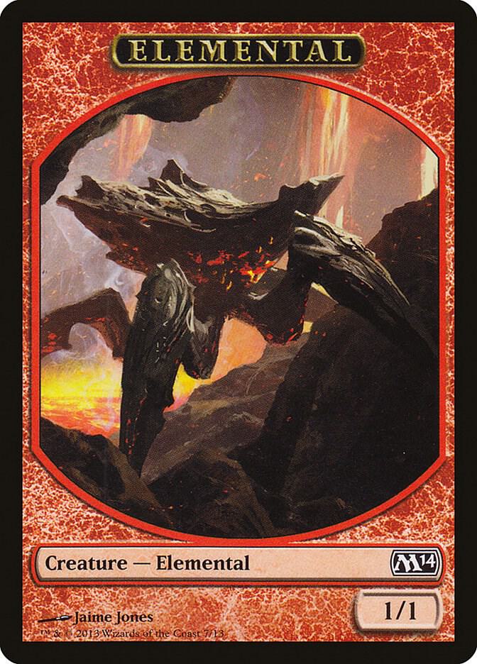 Elemental Token (7) [Magic 2014 (M14)] 7