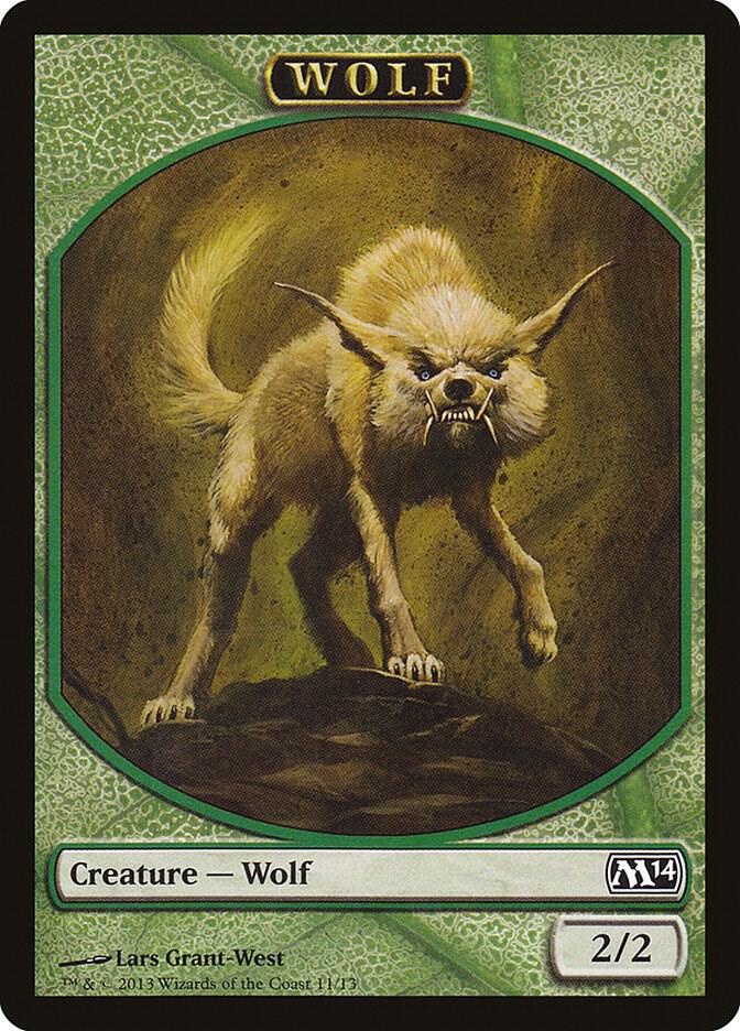 Wolf Token [Magic 2014 (M14)] 11