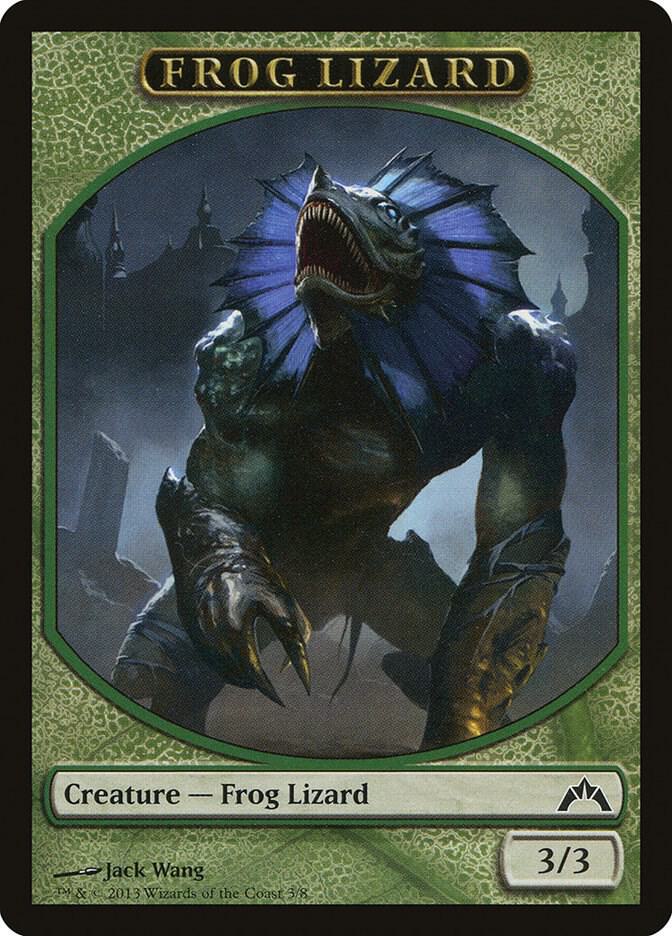 Frog Lizard Token [Gatecrash] 3