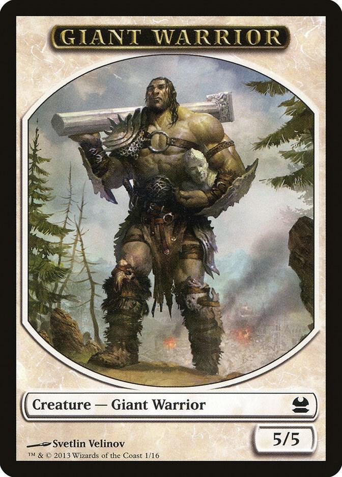 Giant Warrior Token [Modern Masters] 1