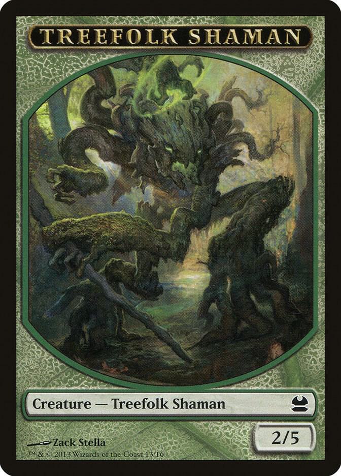 Treefolk Shaman Token [Modern Masters] 13