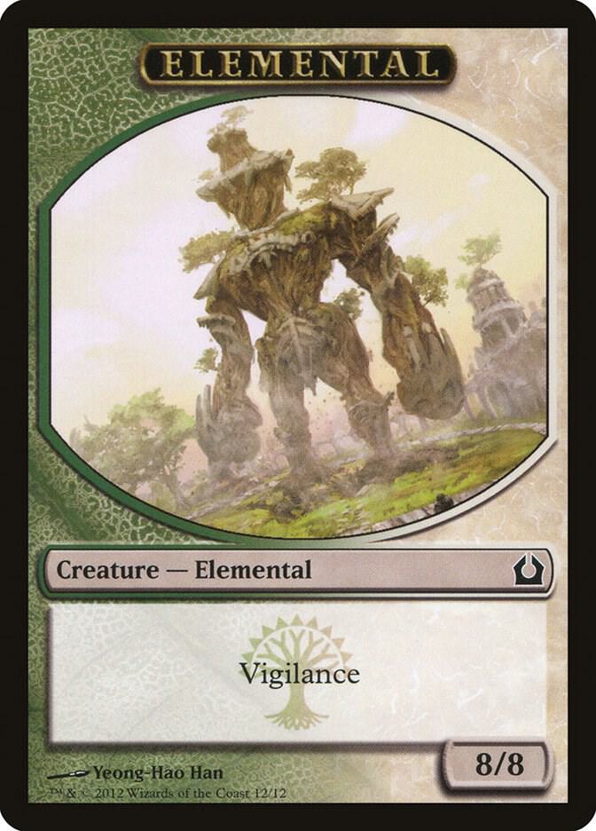 Elemental Token (Green/White) [Return to Ravnica] 12