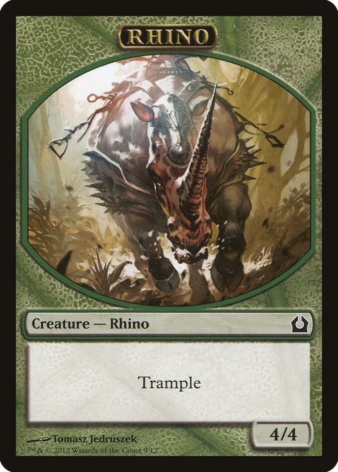 Rhino Token [Return to Ravnica] 9