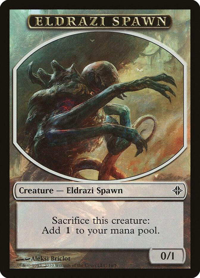 Eldrazi Spawn Token (1a) [Rise of the Eldrazi] 1a