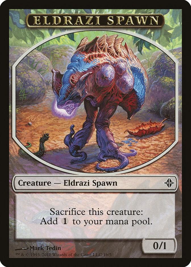 Eldrazi Spawn Token (1b) [Rise of the Eldrazi] 1b