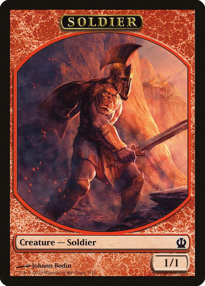 Soldier Token (Red) [Theros] 7