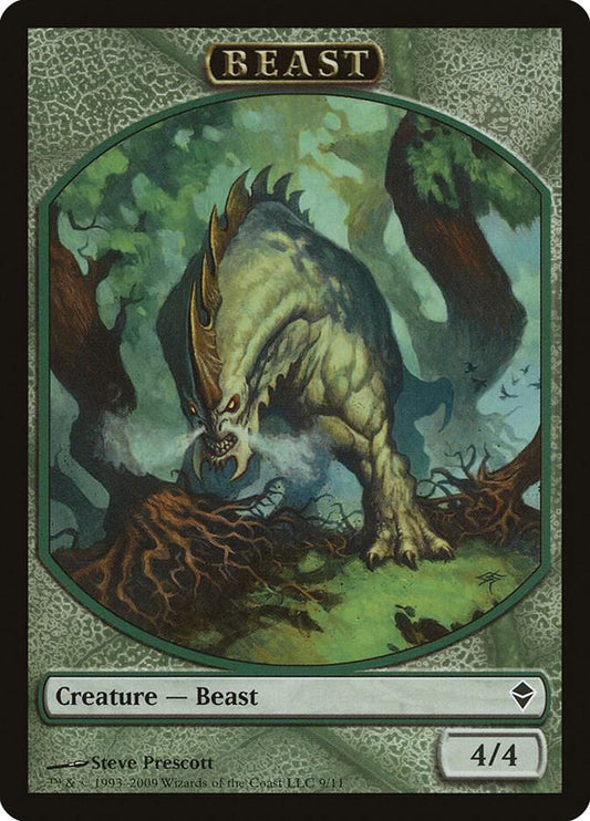 Beast Token [Zendikar] 9