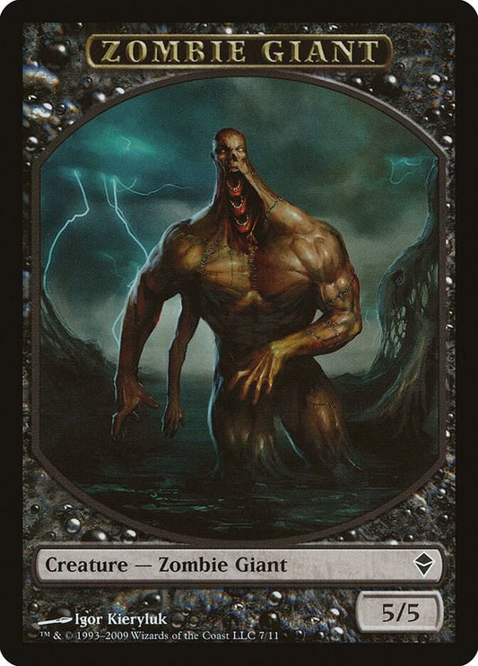 Zombie Giant Token [Zendikar] 7