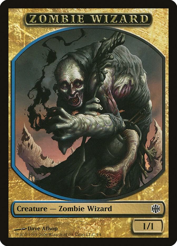 Zombie Wizard Token [Alara Reborn] 4