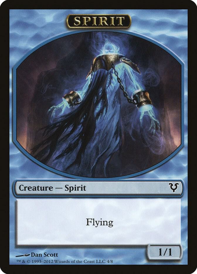 Spirit Token (4) [Avacyn Restored] 4