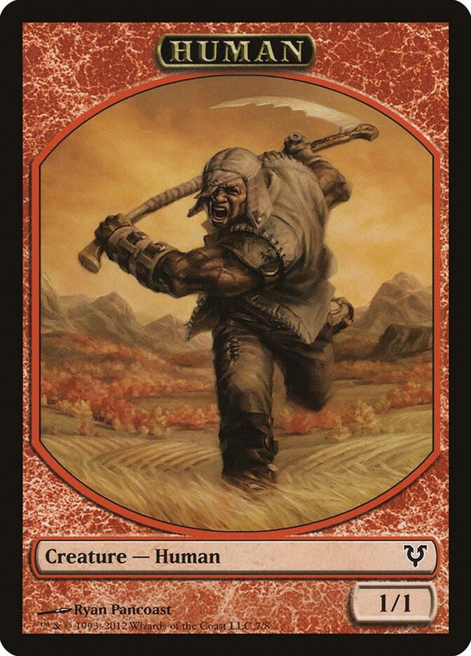 Human Token (7) [Avacyn Restored] 7