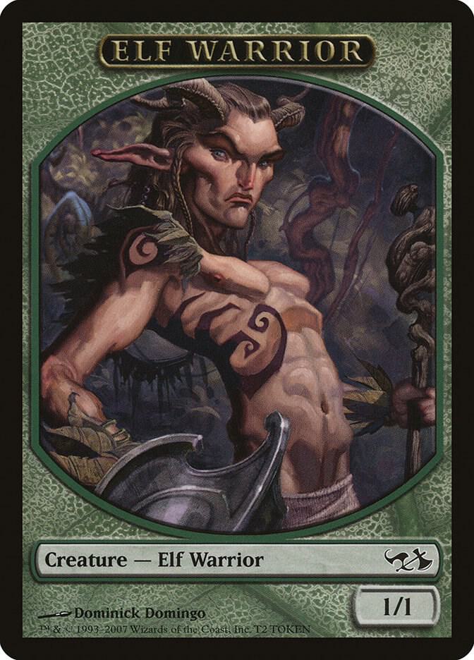 Elf Warrior Token [Duel Decks: Elves vs. Goblins] T2