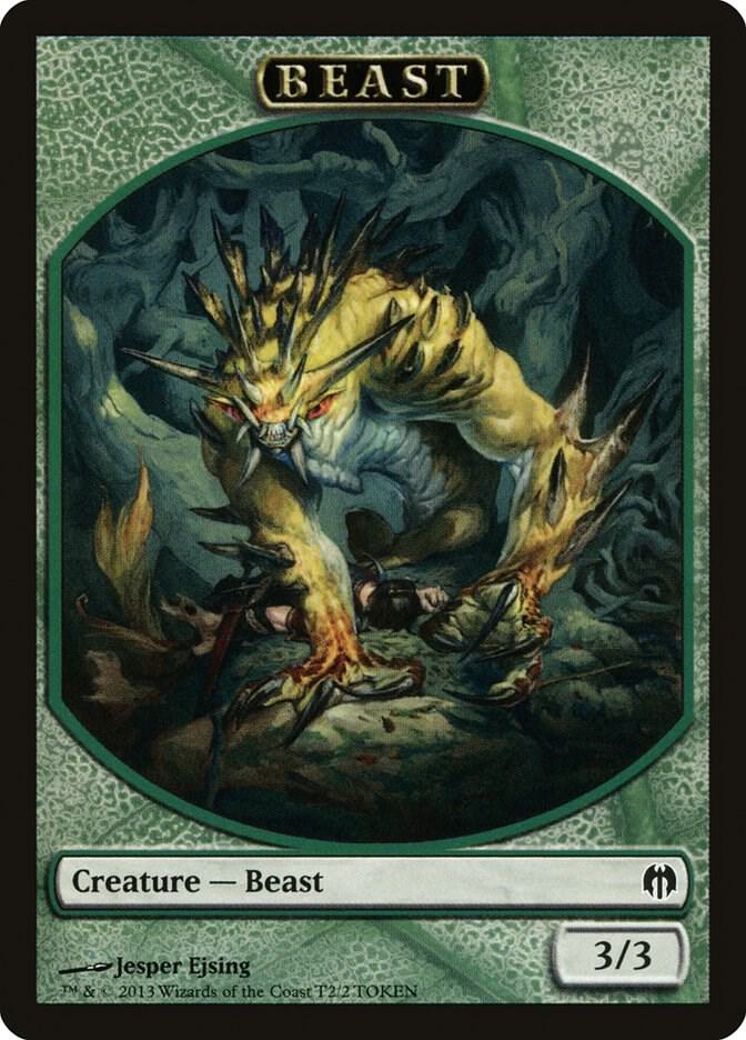 Beast Token [Duel Decks: Heroes vs. Monsters] T2