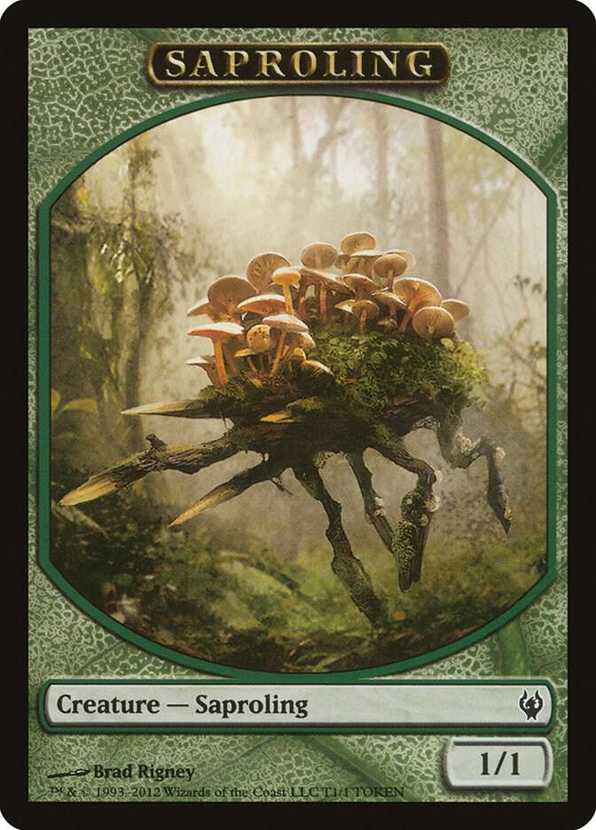 Saproling Token [Duel Decks: Izzet vs. Golgari] T1