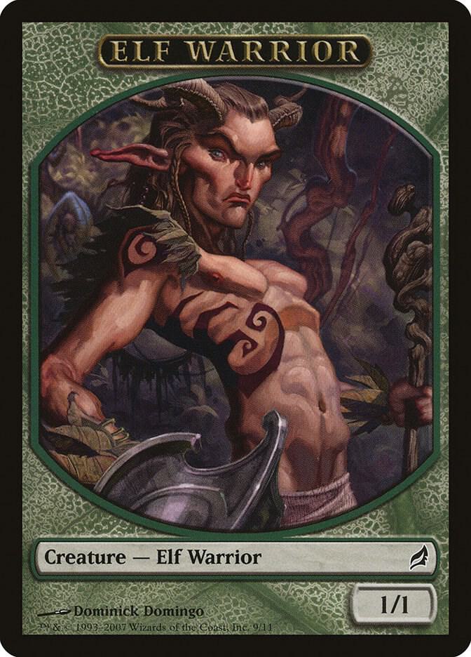 Elf Warrior Token [Lorwyn] 9