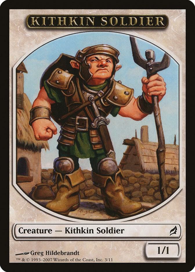 Kithkin Soldier Token [Lorwyn] 3