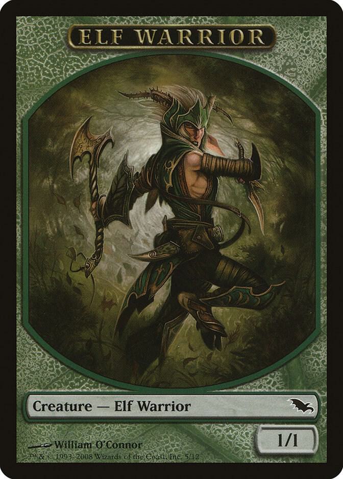 Elf Warrior Token (5) [Shadowmoor] 5