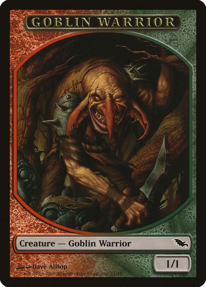 Goblin Warrior Token [Shadowmoor] 11