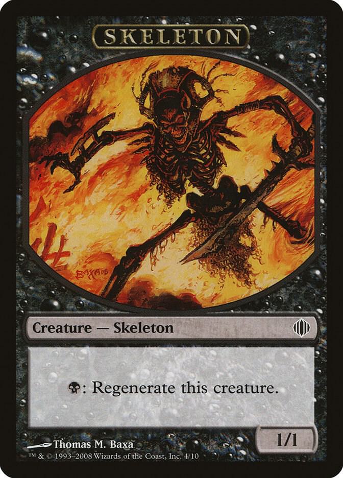 Skeleton Token [Shards of Alara] 4